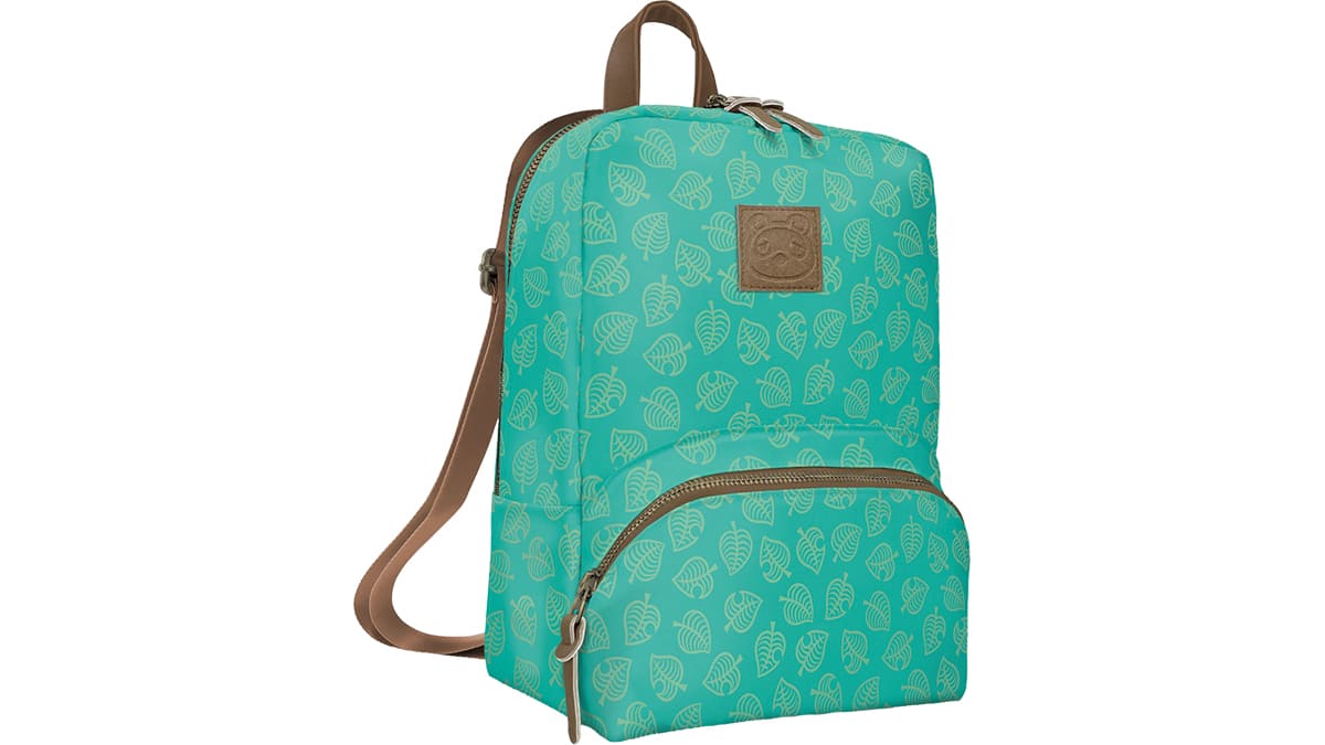 Animal Crossing - Nintendo Switch Mini Backpack - Teal Leaves